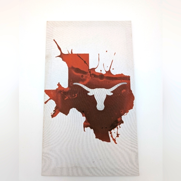 Other - Texas Longhorn Wall Art Canvas — Rustic University of Texas Décor